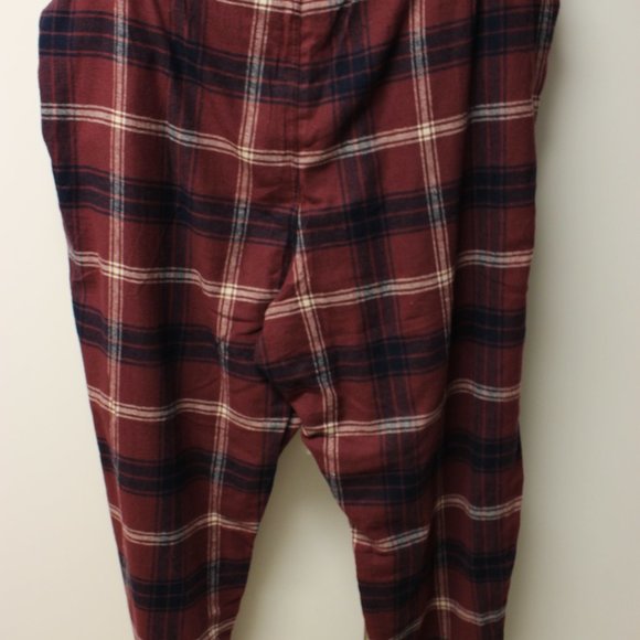 Men's Red Plaid Old Navy Pajama Pants - Picture 4 of 4